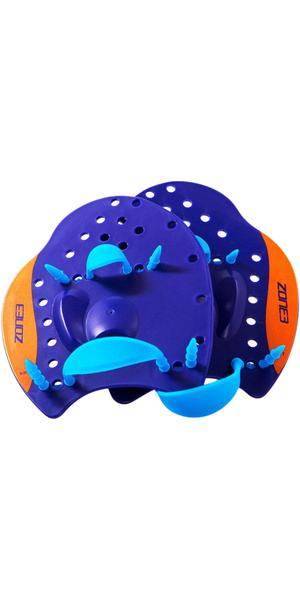 2026 ZONE3 Palas De Natación Power Stroke SA18CPAD - Blue / Rojo